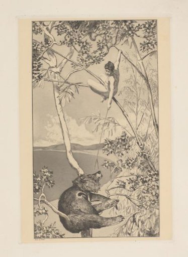 Bear and Elf in a Tree