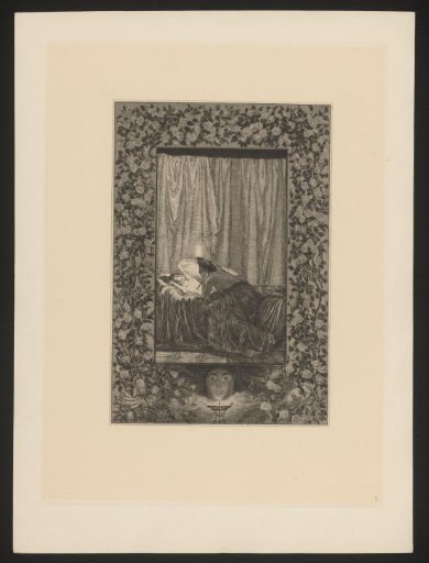 Psyche with the Lamp by the Sleeping Amor