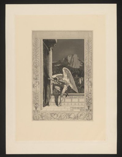 Amor Lands on a Balcony