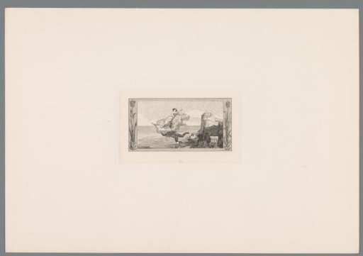 Psyche carried away by Zephyrus