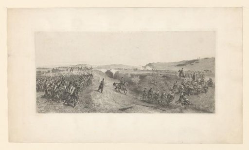 French soldiers at Magianella on the way to Rome