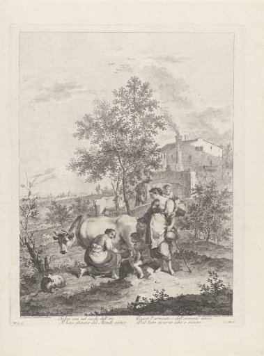 Landscape with a cowherd