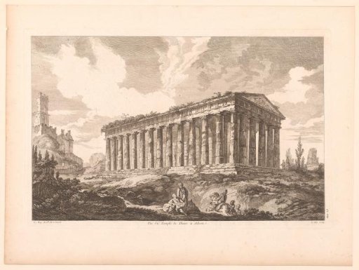View of the Temple of Hephaestus