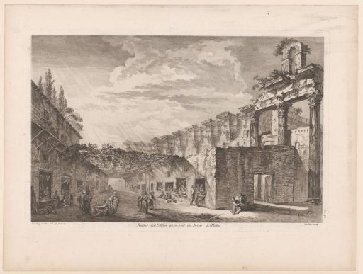 View of the old Bazaar of Athens