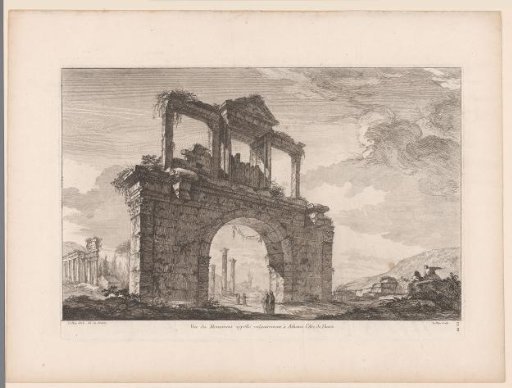 View of the Gate of Hadrian