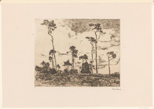 Landscape with Bare Trees and Woodcutters