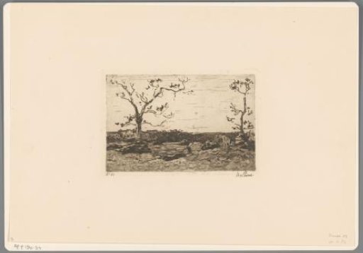 Landscape with Bare Trees and Woodcutters