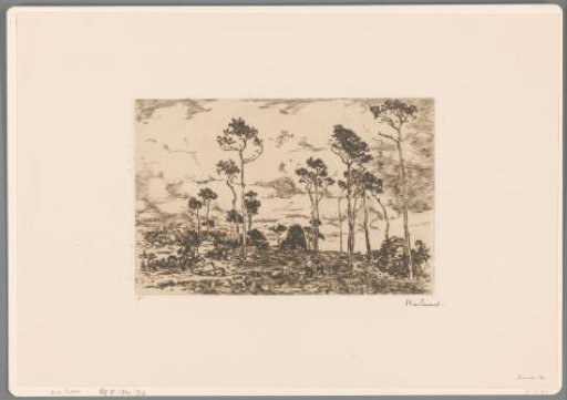 Landscape with Bare Trees and Woodcutters