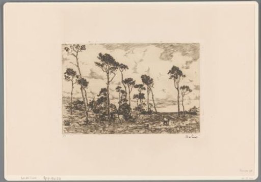 Landscape with Bare Trees and Woodcutters