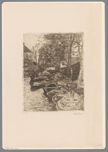 Canal with Rowing Boats