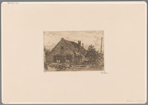 Farmhouse with Telegraph Pole