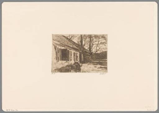 Side View of a Farmhouse