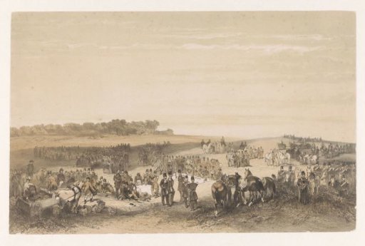 Soldiers on the heath