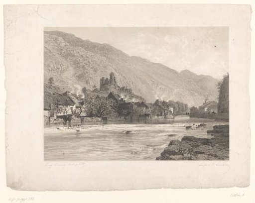 View of the Lafont castle at Luchon