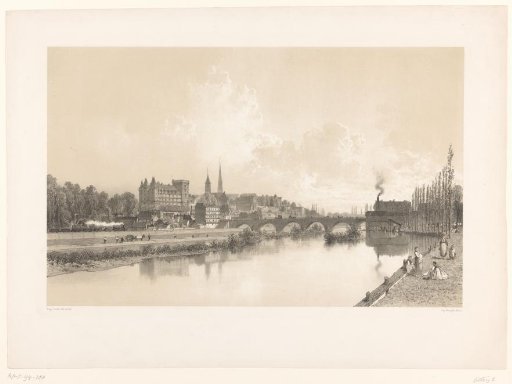 City view with river