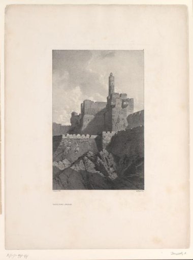View of the Phasaël Tower in Jerusalem