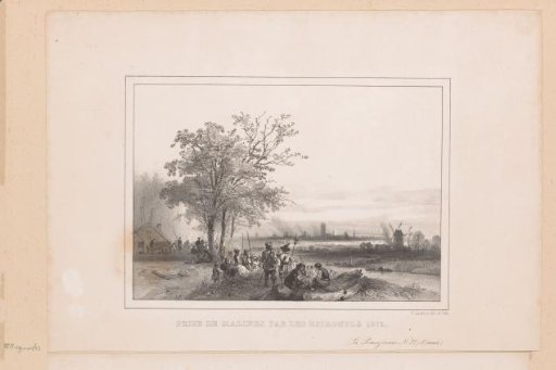 The Sack of Mechelen by the Spanish Troops