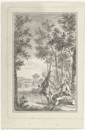 Two gentlemen in nature