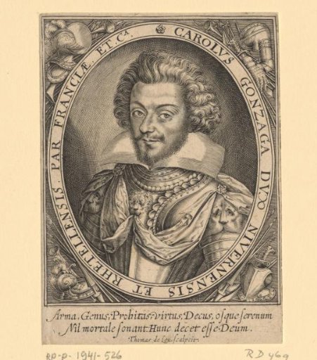 Portrait of Carlo (II) Gonzaga, Duke of Nevers and Rethel