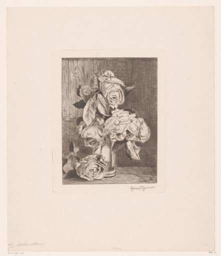 Roses in a glass