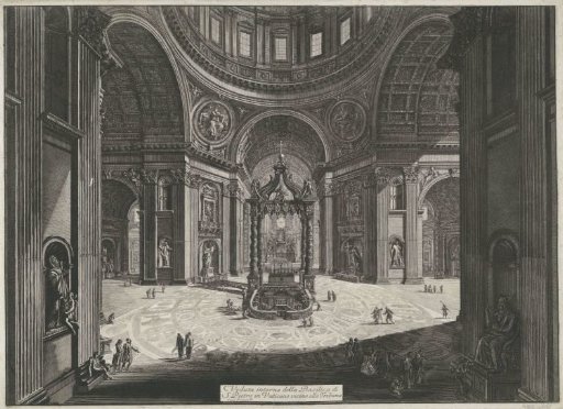Transept of St. Peter's Basilica at Vatican City