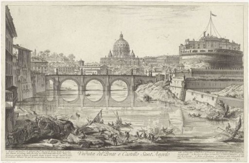 Bridge of Angels and Castel Sant'Angelo in Rome