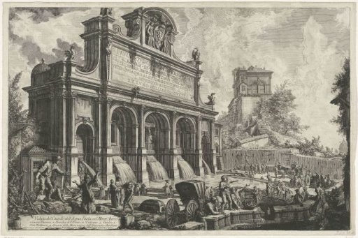 Fountain of the Acqua Paola in Rome