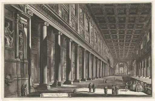 Interior of Santa Maria Maggiore in Rome