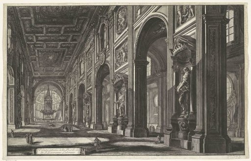 Interior of St. John Lateran in Rome