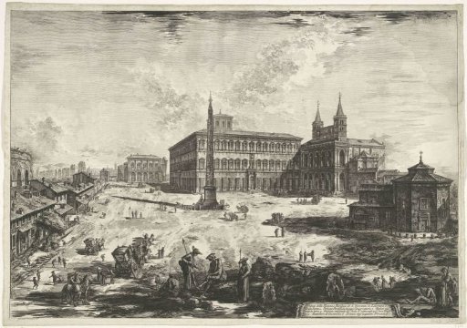 View of the Lateran in Rome with St. John Lateran