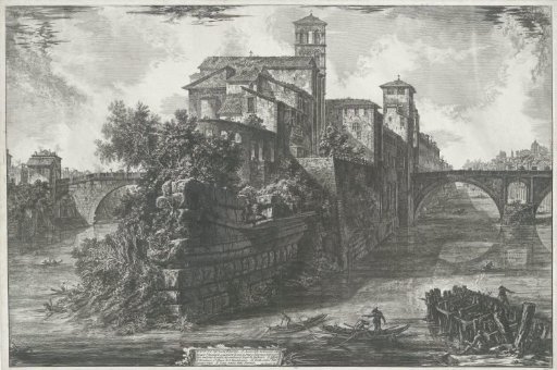 Tiber Island at Rome