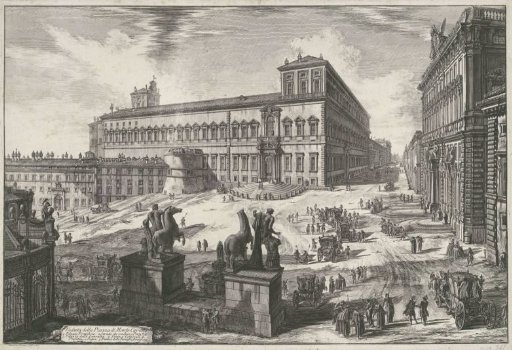 Piazza del Quirinale at Rome