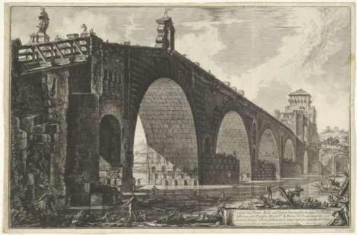 Milvian Bridge in Rome