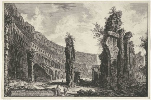 Interior of the Colosseum at Rome