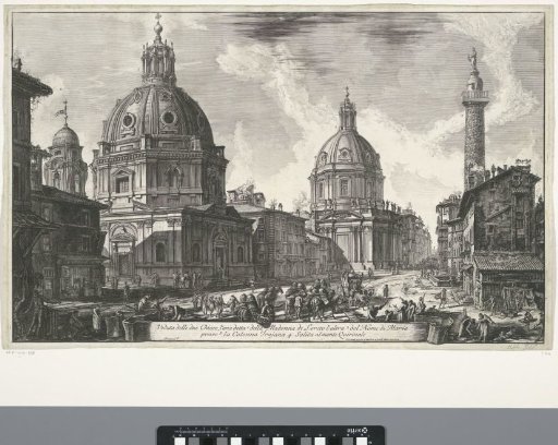 Santa Maria di Loreto and the Santissimo Nome di Maria at Rome