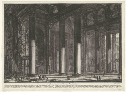 Portico of the Pantheon in Rome