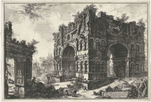 Arch of Janus and the Arch of the Money Changers at Rome