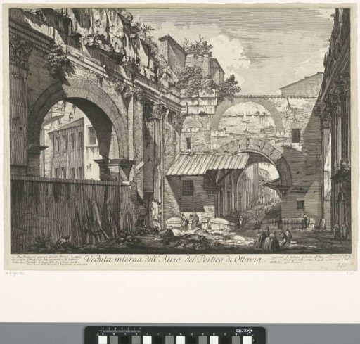 Interior of the Porticus of Octavia in Rome
