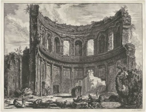 Small Palace in the Villa Adriana at Tivoli