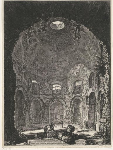 Interior of the Tempio della Tosse near Tivoli