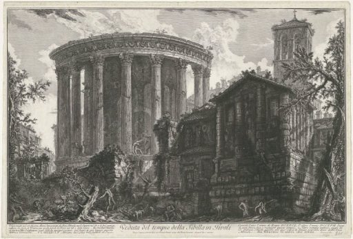 Temple of Vesta and the Temple of the Tiburtine Sibyl in Tivoli