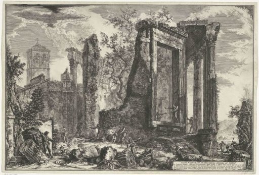 Temple of Vesta and the Temple of the Tiburtine Sibyl in Tivoli