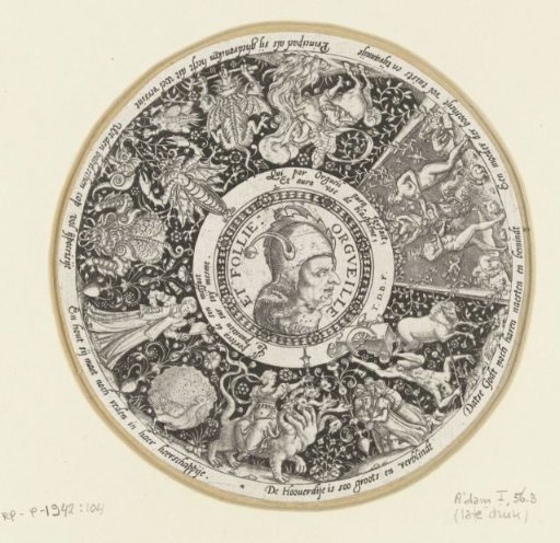 Medallion with Folly and Pride