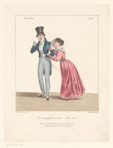 Man and woman quarrelling