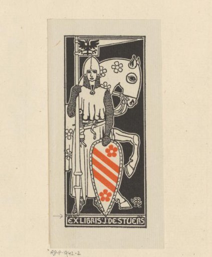 Ex Libris of J. de Stuers