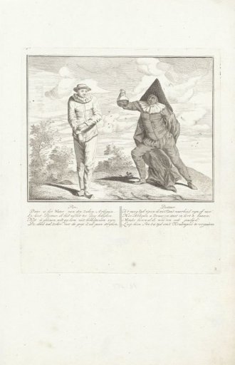 The doctor examines Harlequin's urine