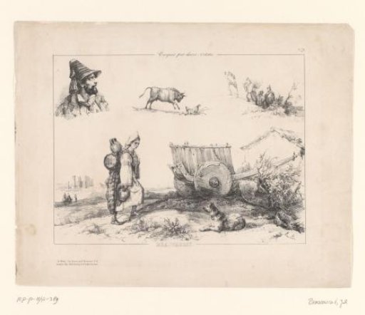 Four Representations of People and Animals