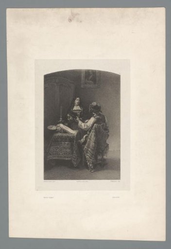 Interior with Two Music-Making Spanish Figures