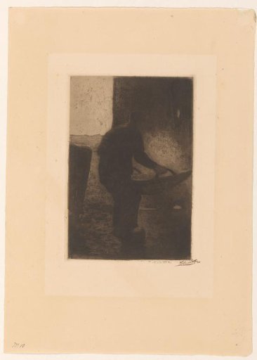 Man bathing