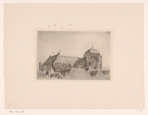 View of the Great Church, at Veere